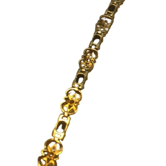 QVC 925 CI Gold Plated Sterling Silver Bracelet - Picture 7 of 11